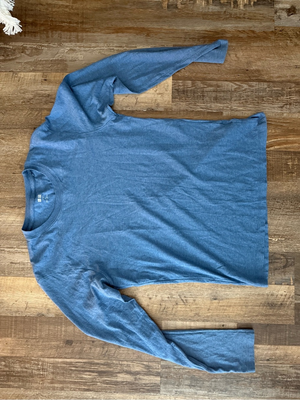 uniqlo Long-Sleeve Crewneck Shirt - Blue